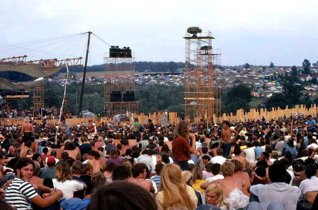 Woodstock Music and Art Fair festival in 1969