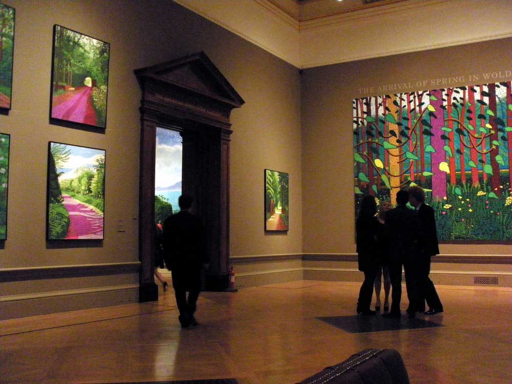 A Bigger Picture exhibition at the Royal Academy in London 2012