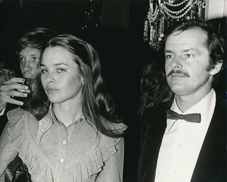 Jack Nicholson and Michelle Phillips at the Golden Globes (1971)