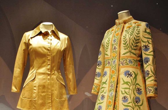 Lamborghini trouser suit made by Celia Birtwell and Ossie Clark (1969)