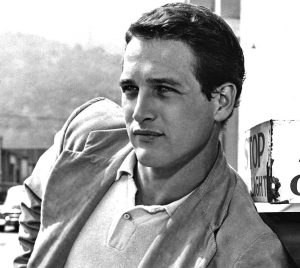 Portrait of Paul Newman in 1954