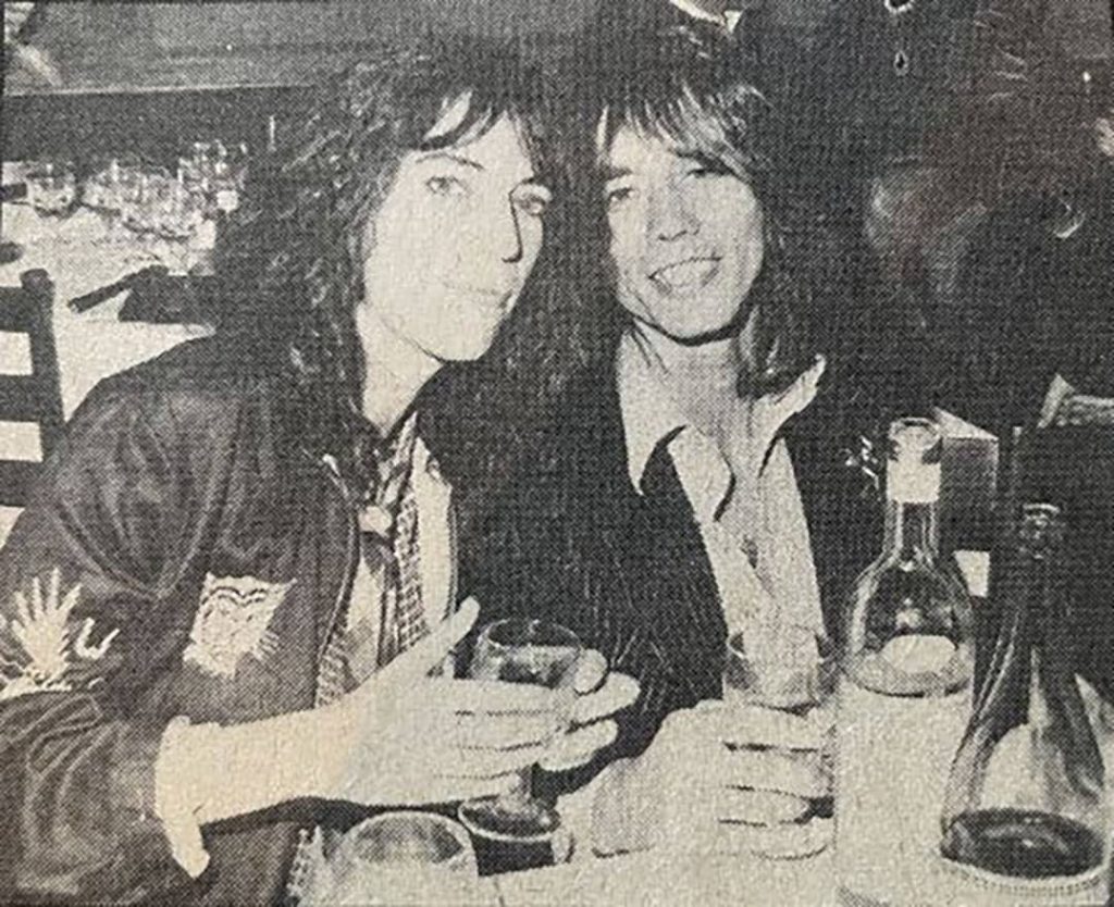 Patti Smith and Ivan Kral at party promoting album, Italy (1978)