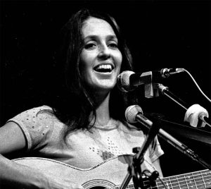 Joan Baez performing in Hamburg, Germany (1973)