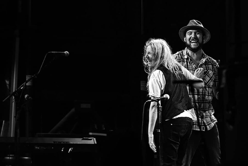 Patti Smith and Jackson Smith at Sostrup Slot, Denmark (2017)