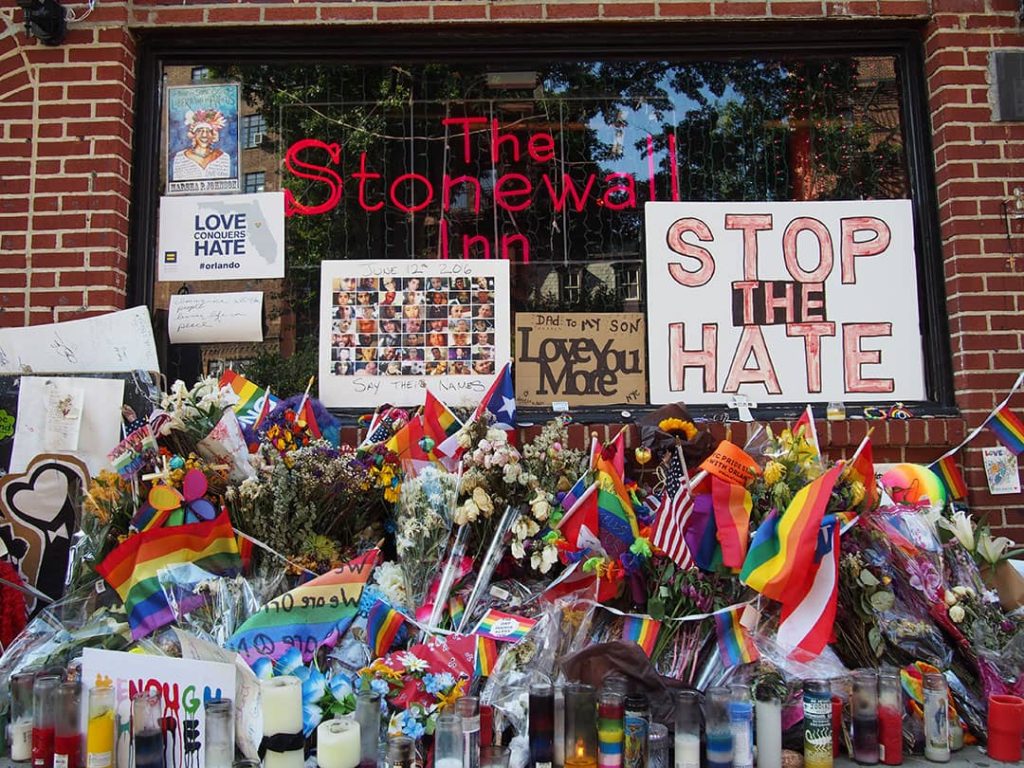 Picture taken on the Pride weekend in 2016, the day after President Obama announced the Stonewall National Monument