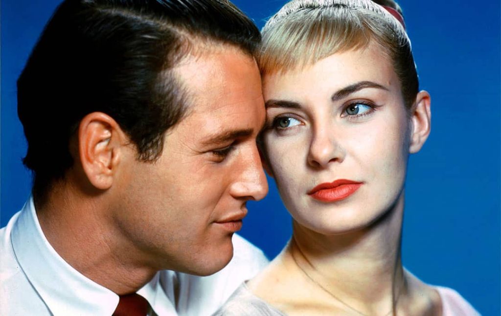 Publicity portrait of the movie "The Long, Hot Summer", depicting Paul Newman and Joanne Woodward (1958)
