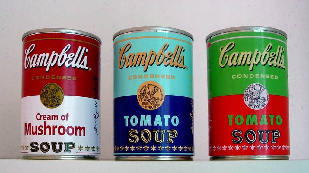 Andy Warhol's Campbell's soup cans special edition (2015)