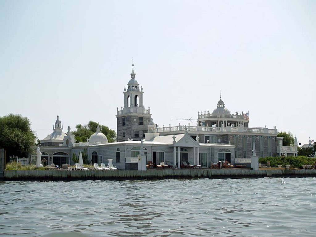 Belvedere Guest House for Men on Fire Island Cherry Grove seen from the sea, Long Island, New York (2008)