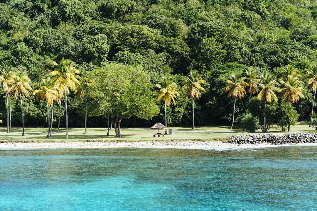 Mustique beach, on the western side of the Mustique Island, Saint Vincent and the Grenadines (2018)