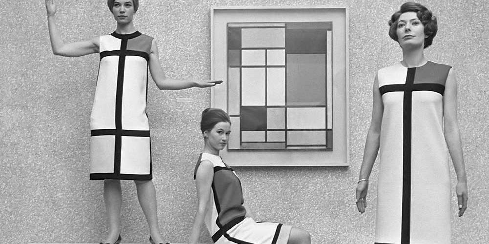 Dresses from the Mondrian collection (1966)