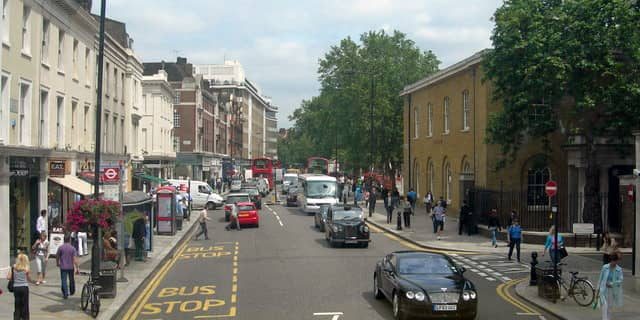Part of King's Road looking towards Sloane Square