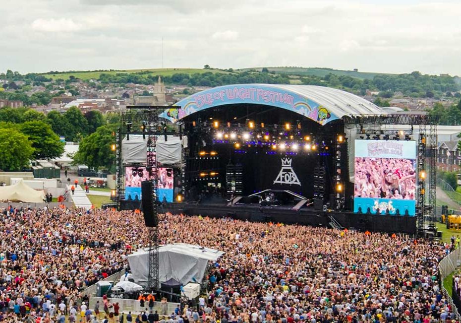 Main stage of the Isle of Wight Festival in 2014