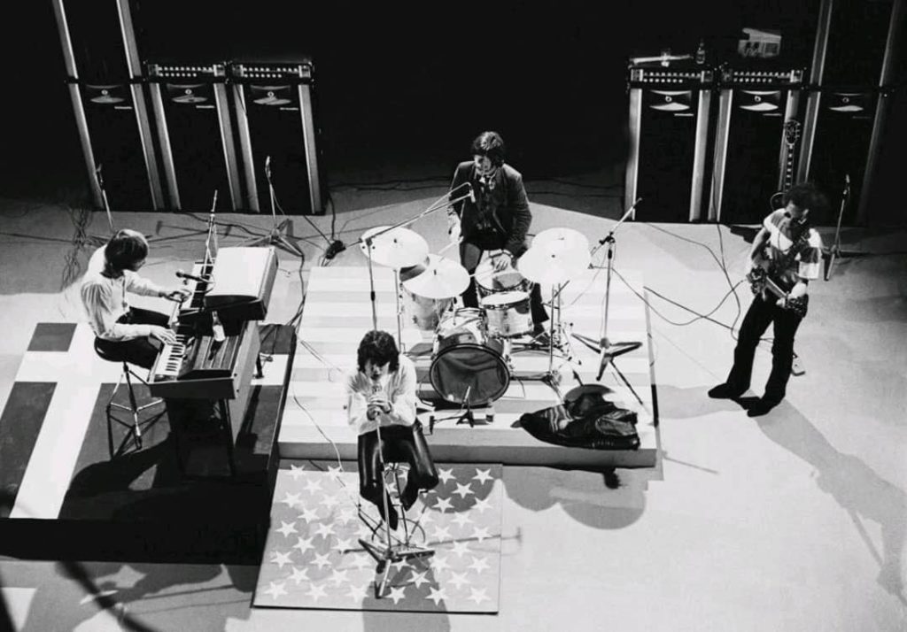 The Doors performing for Danish television in Copenhagen, Denmark (1968)